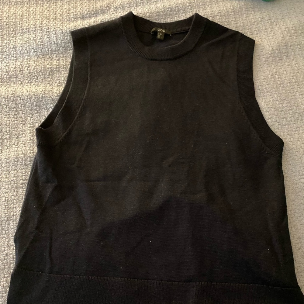 COS Navy Knit Tank - XS